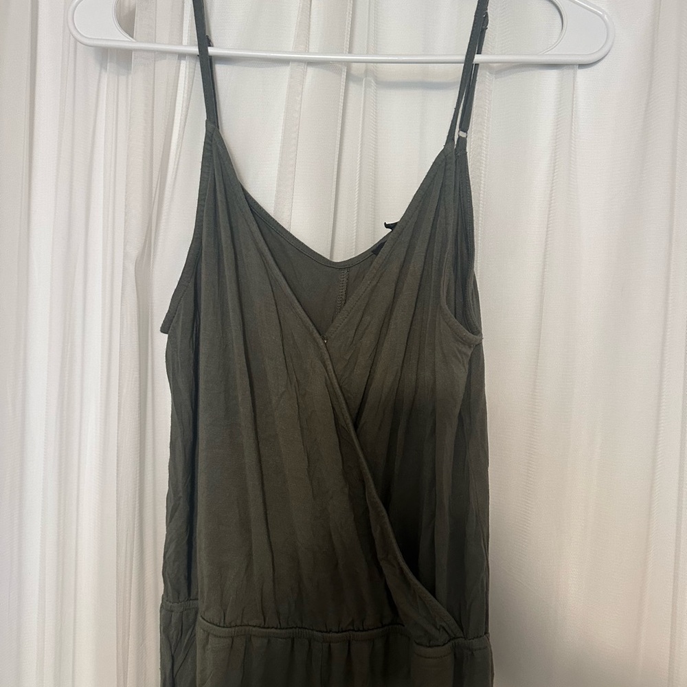 Forever 21 Strapless Olive Dress